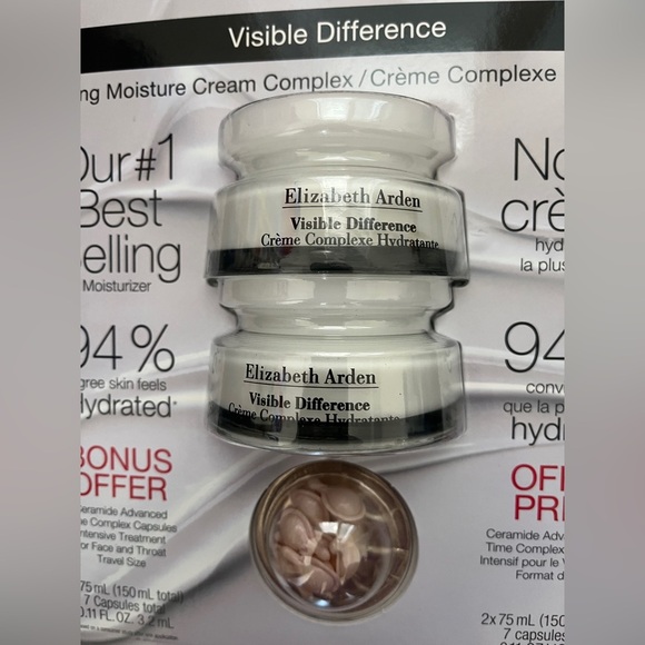 Elizabeth Arden Visible Difference Refining Moisture Cream Ceramide Capsules - Picture 3 of 4